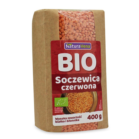 Rode linzen BIO 400 g - Naturavena